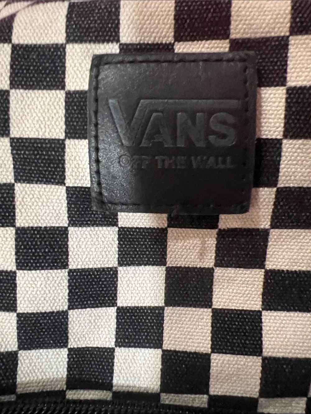 Vans Black & White Checkerboard Mini Backpack